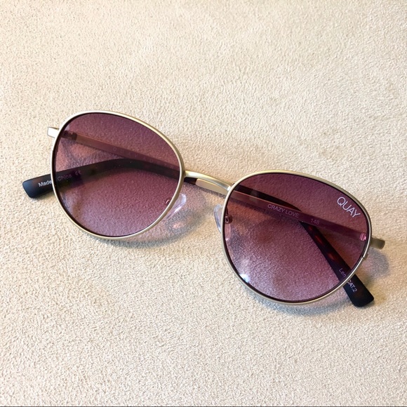 SOLD - Quay Crazy Love Sunglasses - Picture 2 of 3